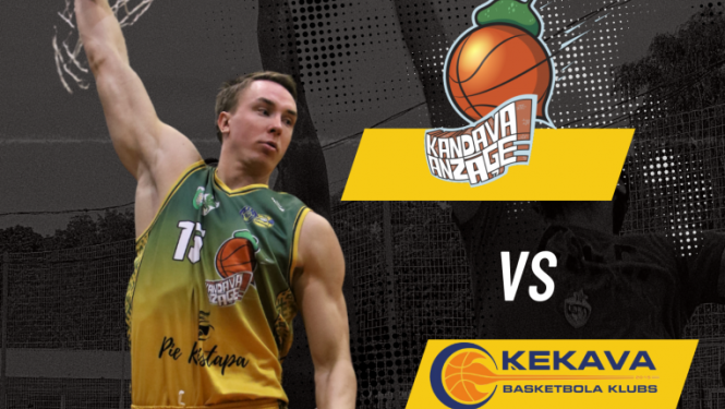Ramirent Nacionālās basketbola līgas spēle: Kandava/Anzāģe - BK Ķekava