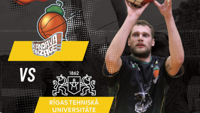 Ramirent Nacionālās basketbola līgas spēle: Kandava/Anzāģe - Rīgas Tehniskā Universitāte