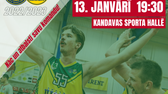 Ramirent Nacionālās basketbola līgas spēle: Kandava/Anzāģe - BK Talsi