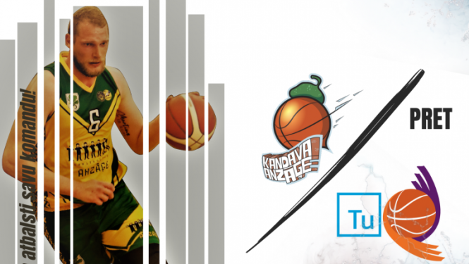 Ramirent Nacionālās basketbola līgas spēle: Kandava/Anzāģe - BK BA Turība