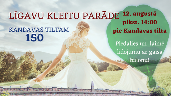Līgavu kleitu parāde Kandavā