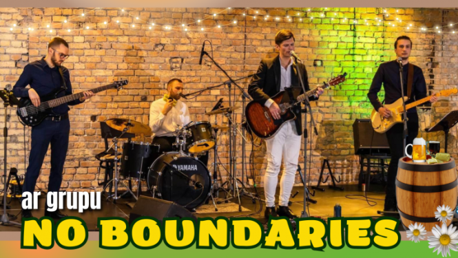 LĪGO ZAĻUMBALLE ar grupu „No Boundaries”