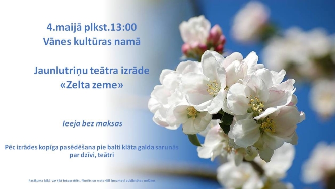 Jaunlutriņu teātra izrāde "Zelta zeme"