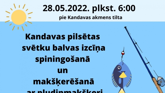 Makšķerēšanas sacensības pie Abavas tilta