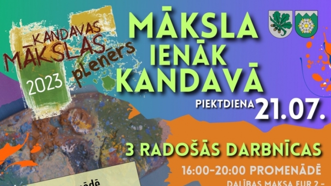 Mākslas plenērs "Māksla ienāk Kandavā"