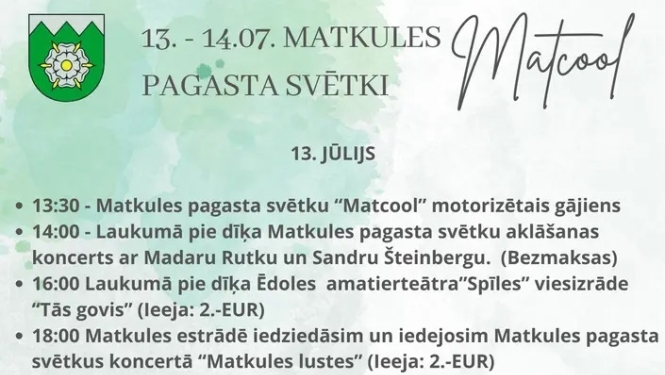Matkules svētku programma
