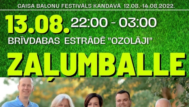 Zaļumballe ar grupu „Miera Vējos”