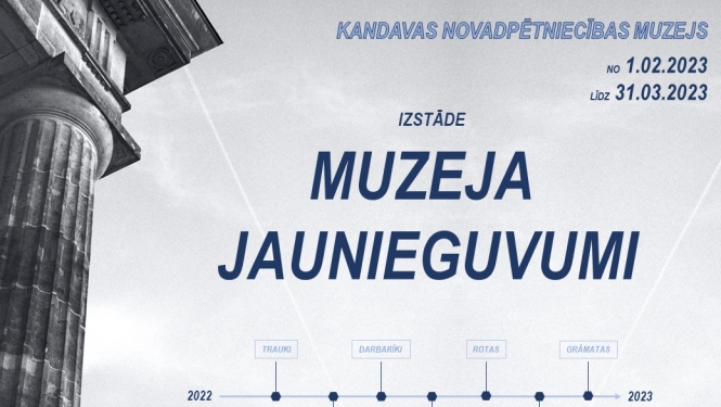 Izstāde "MUZEJA JAUNIEGUVUMI 2022"