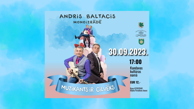 Andris Baltacis monoizrādē "MUZIKANTS IR CILVĒKS"
