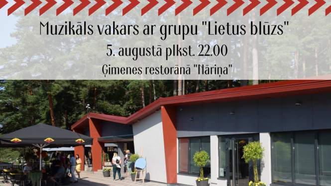 Mūzikas vakars "Lietus Blūzs" ģimenes restorānā "Nāriņa"