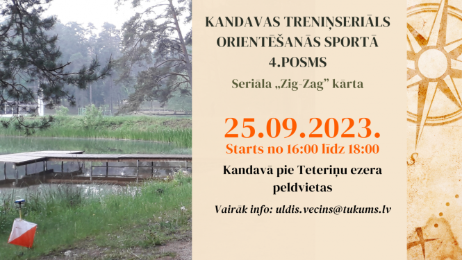 Kandavas treniņseriāls orientēšanās sportā 4.posms