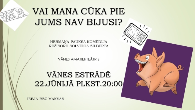 Vānes amatierteātra izrāde