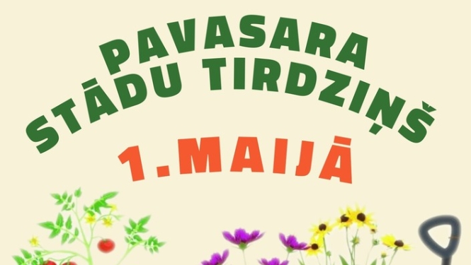 Pavasara stādu tirdziņš Kandavā