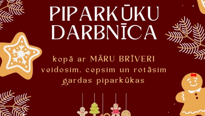 Piparkūku darbnīca bērniem