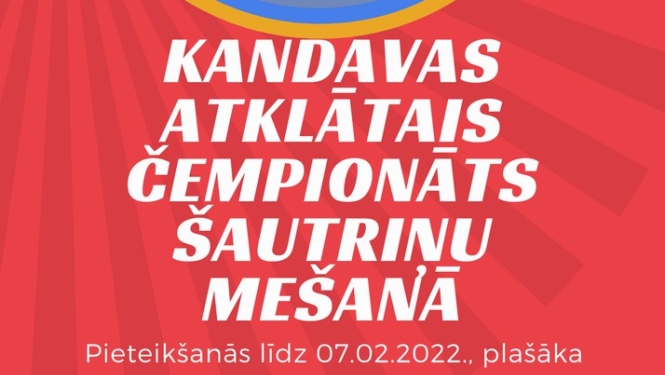 Piesakies Kandavas atklātajam čempionātam šautriņu mešanā!