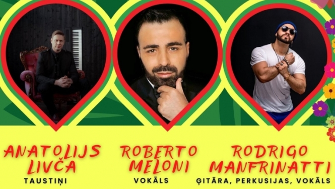 Latino noskaņu vakars ar dziedātāju Roberto Meloni