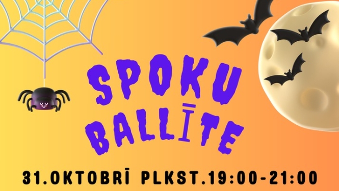 Pasākums bērniem „SPOKU BALLĪTE”
