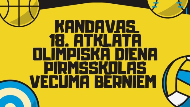 Kandavas 18.atklātā olimpiskā diena pirmsskolas vecuma bērniem