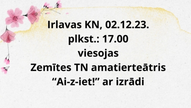Pasākuma afiša