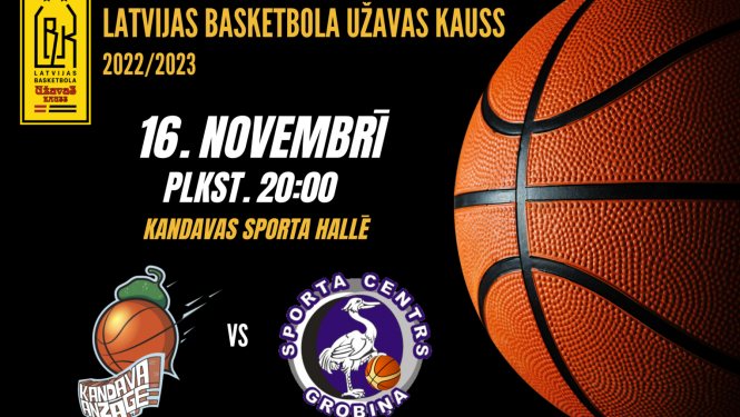 Užavas kauss: Kandava/ Anzāģe - BK Grobiņa