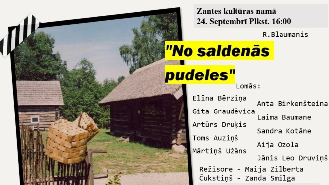 Matkules amatierteātra izrāde - R.Blaumanis "No saldenās pudeles" 