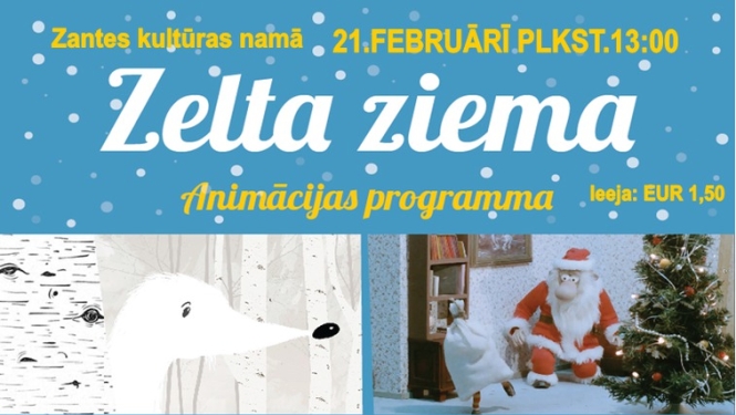 Animācijas filmu programma "Zelta ziema"