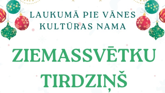Ziemassvētku tirdziņš Vānē