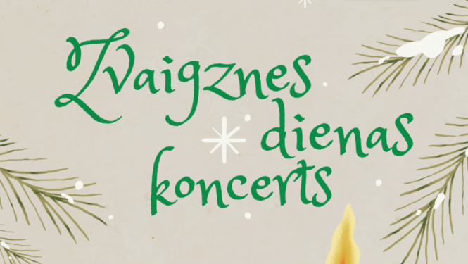 Zvaigznes dienas koncerta afiša