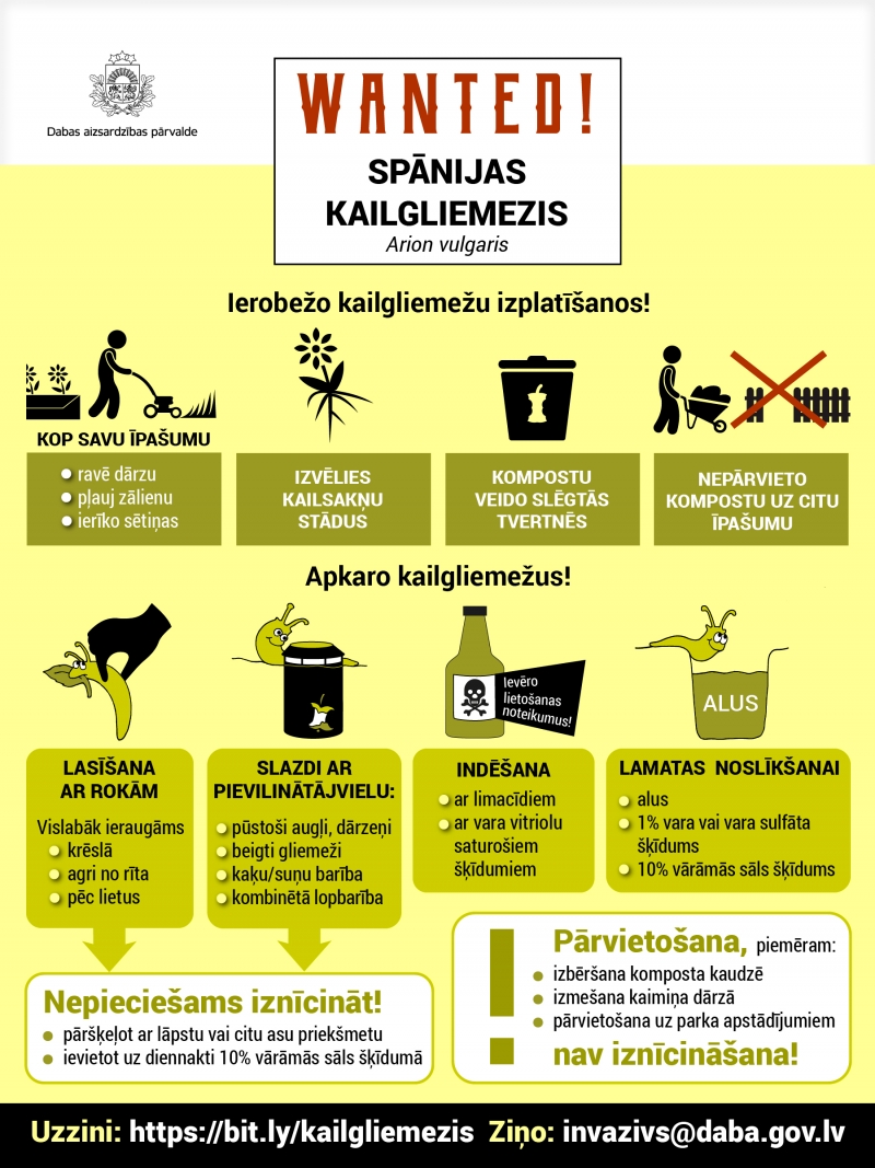 Par Spānijas kailgliemeža izplatības ierobežošanu