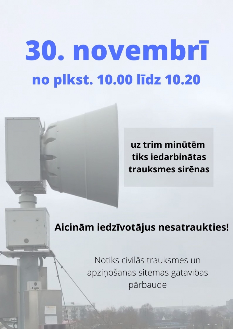 Sirenas novembris 2020