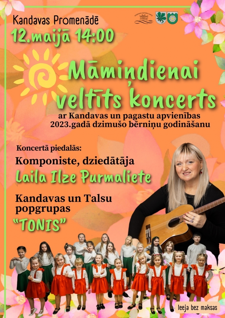 Māmiņdienai veltīts koncerts ar Lailu Ilzi Purmalieti
