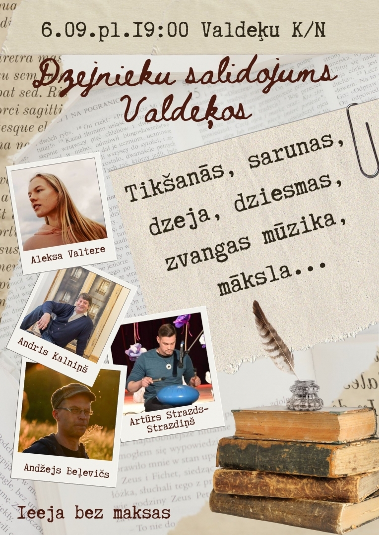 Dzejnieku salidojums Valdeķos