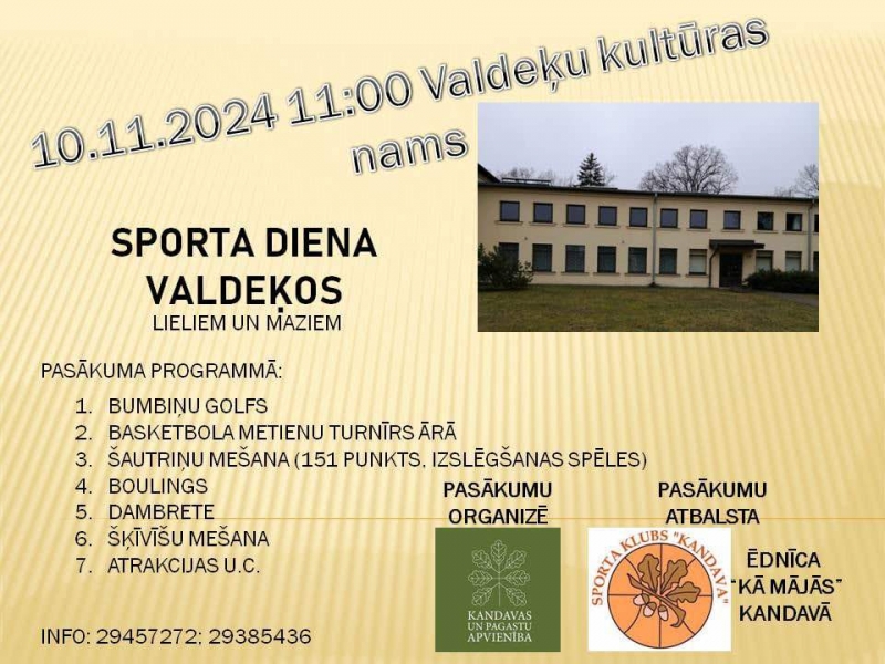 Sporta diena Valdeķos