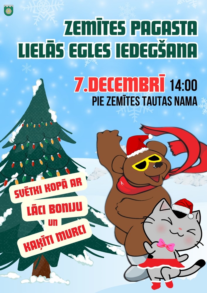 Zemītes pagasta lielās egles iedegšana