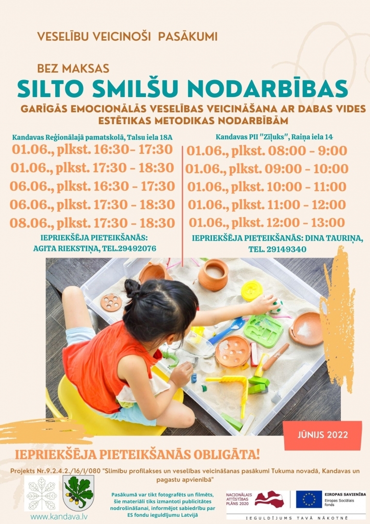 Silto smilšu nodarbības