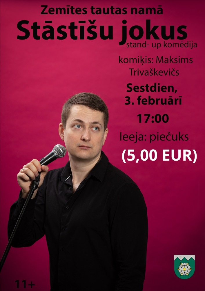 Viesos komiķis Maksims Trivaškevičs "Stāstīšu jokus!"