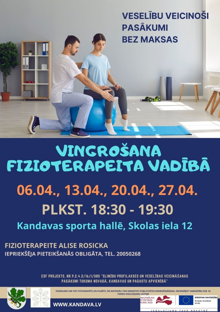 Slimību profilakses un veselības veicināšanas pasākumi Kandavas un pagastu apvienības teritorijā