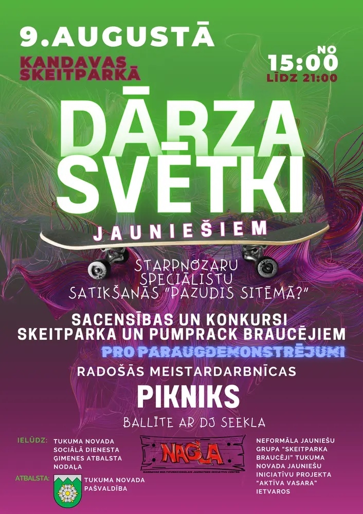 Dārza svētki jauniešiem un Domnīca-satikšanās profesionāļiem "Pazudis sistēmā?"