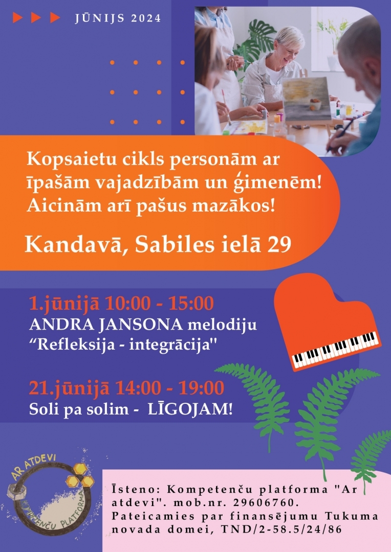 1.jūnijā - aktīvs, draudzīgs, pozitīvs Kandavā