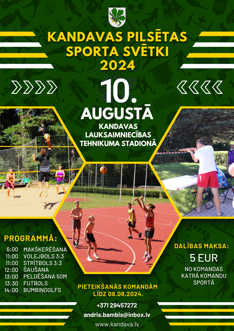 Kandavas pilsētas sporta svētki 2024