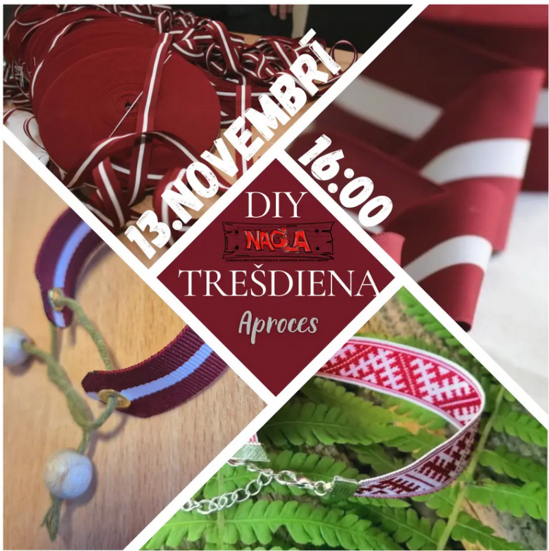 Patriotisko aproču darbnīca jauniešu centrā "Nagla"