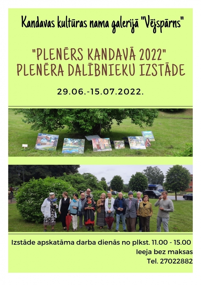 Izstāde "PLENĒRS KANDAVĀ 2022"