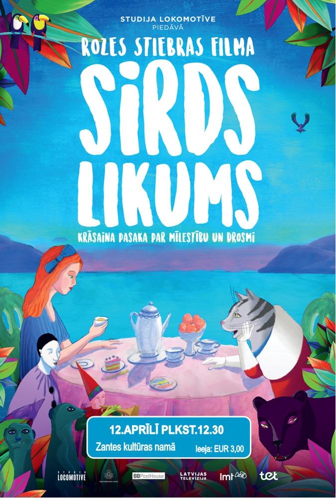 Kino bērniem - Rozes Stiebras animācijas filma "Sirds likums"