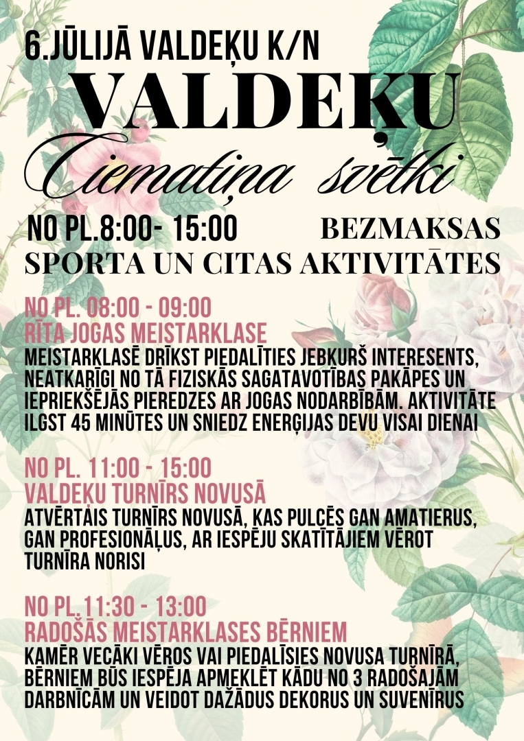 Valdeķu ciematiņa svētki
