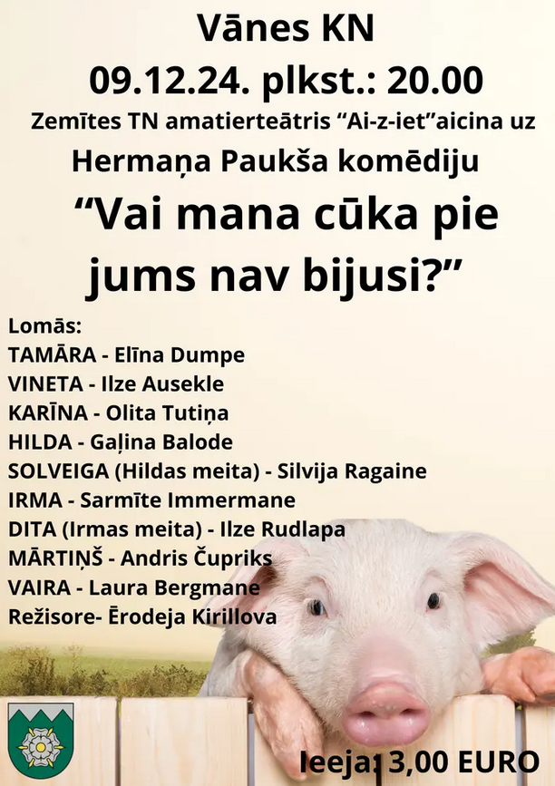 Zemītes TN amatierteātra "Ai-z-iet" izrāde