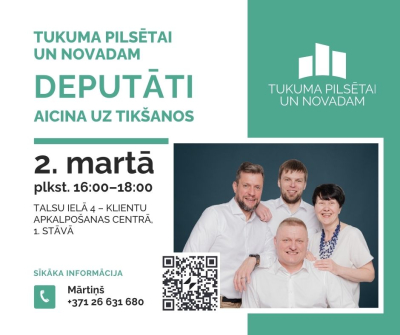 Tikšanās ar deputātiem