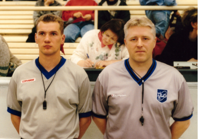 Ainars Poga kopā ar kolēģi Aināru Stecki