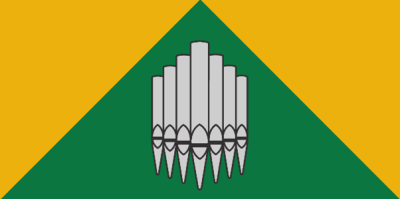 Irlavas pagasta karogs - krāsains