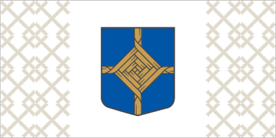 Jaunsātu pagasta karogs - krāsains