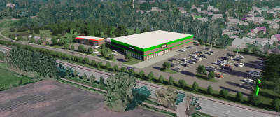 Objekta vizualizācija no putna lidojuma